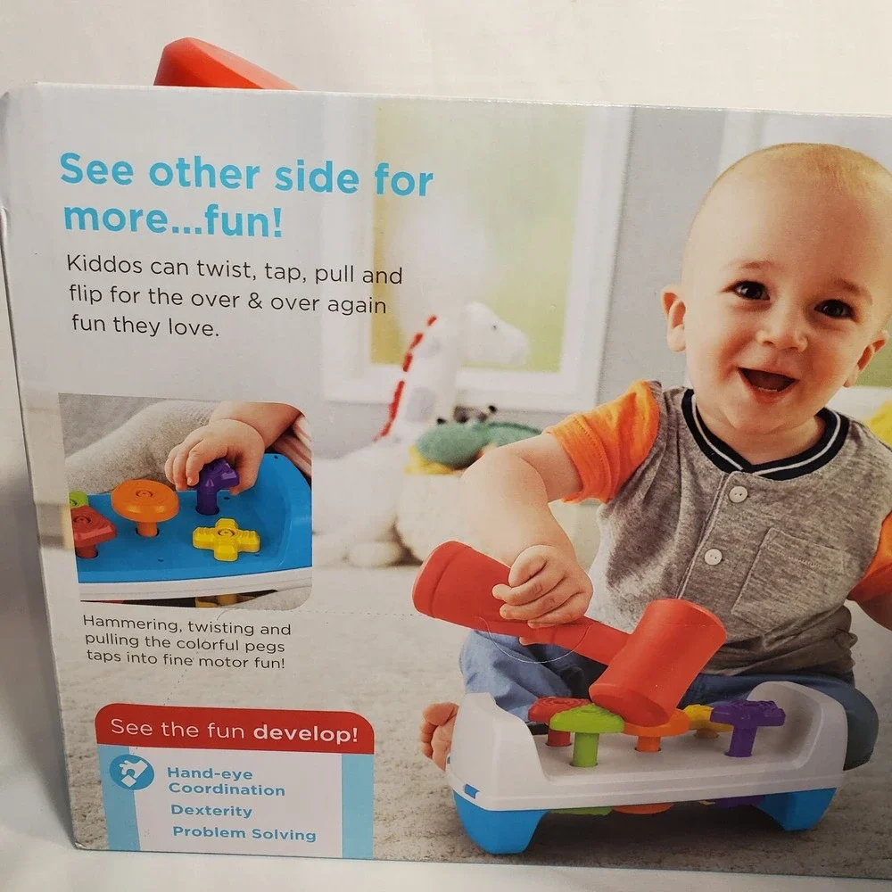 FISHER PRICE Tap and Turn Bench New in Original Packaging. 12M+ Learning Toy